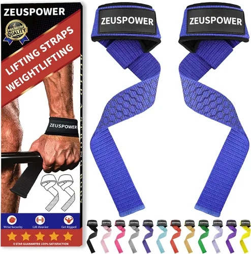 Vista 11 de Lifting Straps Wrist Straps for Weightlifting Gym Straps Weight Lifting Deadlift Workout Women Men Dumbbell Straps for Hand RDL Strap Exercise