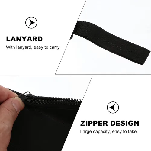 Vista 5 de DOITOOL Juego de 5 bolsas de herramientas de tela Oxford pequeñas con bolsas con cremallera, bolsas organizadoras portátiles para almacenamiento