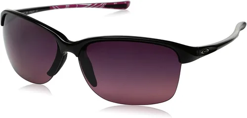 Vista 8 de Oakley Unstoppable OO9191 - Gafas de sol rectangulares para mujer Crystal Black/Prizm Dark Golf