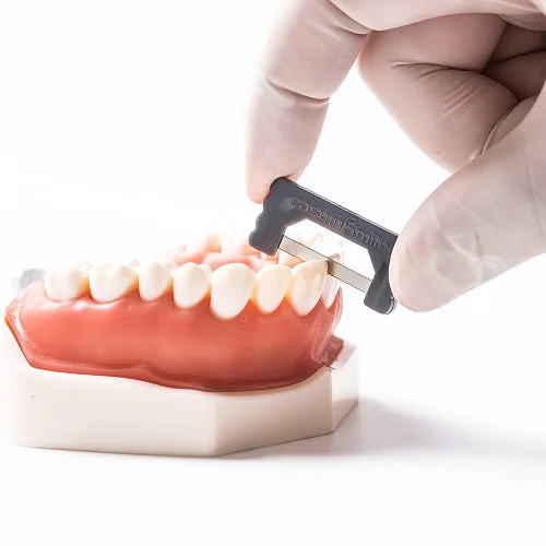 Vista 5 de SNAWOP Tiras interproximales dentales 10PC Ortodoncia Reducción de esmalte Kit de pulido IPR/IR (gris)