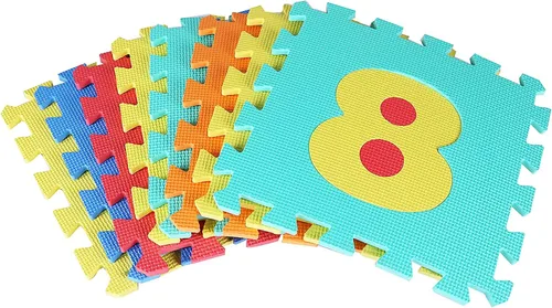 Vista 8 de BalanceFrom Tapete de juego de rompecabezas para niños con azulejos entrelazados de espuma EVA