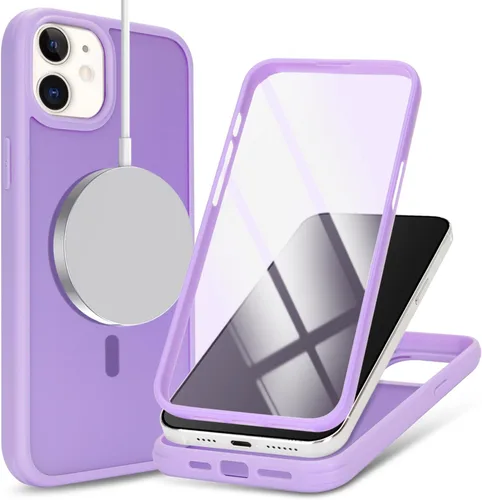 Vista 66 de Funda para iPhone 8 Plus con protector de pantalla, compatible con Magsafe, para iPhone 7 Plus, protector de pantalla integrado, funda delgada