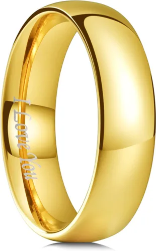 Vista 31 de King Will Alianza de boda de acero inoxidable 316L para hombres y mujeres, anillo de boda de 0.31 a 0.315 pulgadas de ancho, chapado en negro