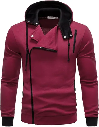 Vista 4 de EELHOE Hooded Shirts for Men Cotton Long Sleeve Casual Tops with Hood Loose Fit Print Graphic Stretch Pullover