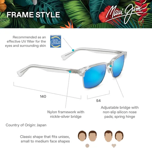 Vista 6 de Maui Jim Gafas de sol unisex Kawika