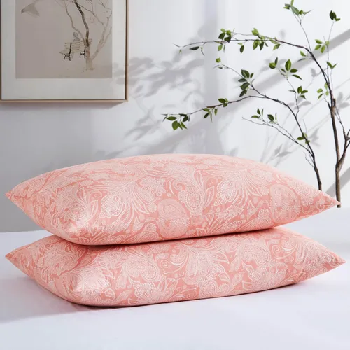 Vista 47 de Southshore Fine Linens® - Vilano® Springs - Par de fundas de almohada plisadas, color negro, estándar (Queen)