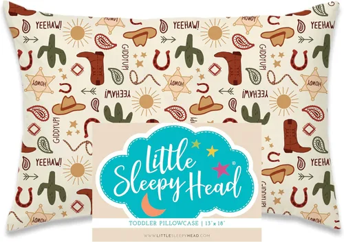 Vista 37 de Funda de almohada para jóvenes Little Sleepy Head - 100% funda de almohada de algodón y hipoalergénica - Funda de almohada envolvente de ajuste