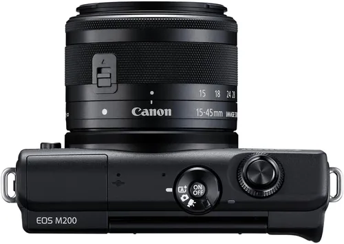 Vista 8 de Canon, EOS M200 - Cámara digital compacta sin espejo, vlogging, con lente EF-M de 0.59-1.77 in, soporte video vertical 4K, LCD de panel táctil