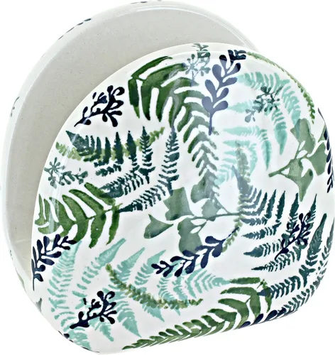 Vista 31 de Blue Rose Polish Pottery - Servilletero de Puntos Pequeños Azules - 5" x 5" - Servilleteros de Cerámica, Accesorios Decorativos para Mesa de Comedor