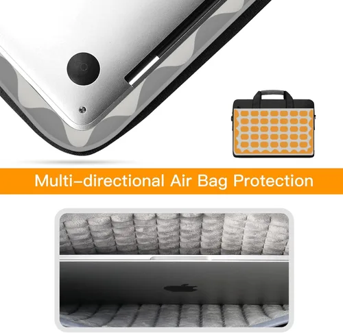 Vista 4 de Bolso de hombro para laptop de negocios para portátil 14-15-15.4-15.6-16 13-16 pulgadas