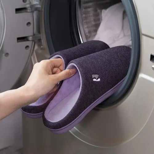 Vista 6 de RockDove - Pantuflas para mujer originales con espuma viscoelástica y dos tonos