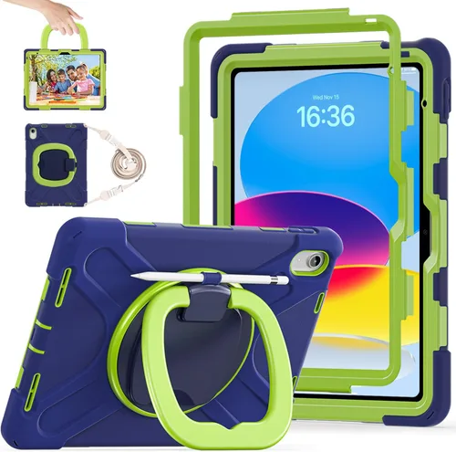 Vista 18 de Funda para iPad de 11ª Generación 11" (A16) 2025, iPad de 10ª Generación 10.9" 2022, Funda a Prueba de Golpes para Niños con Protector de Pantalla
