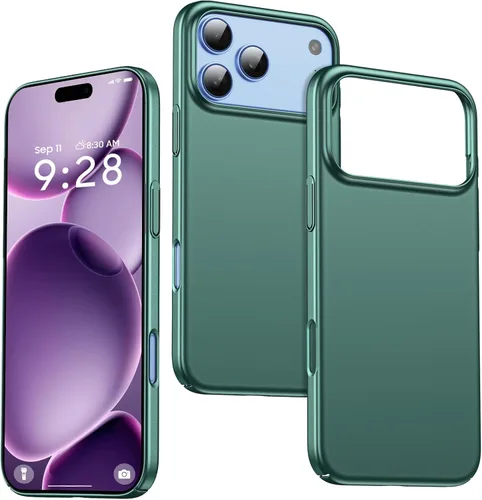 Vista 35 de GRECAZO Funda delgada para iPhone 16 Pro Max, ultra fina, color negro