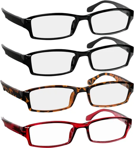 Vista 20 de TruVision Readers Gafas de lectura, bisagras de resorte cómodas para hombres y mujeres, 9501HP
