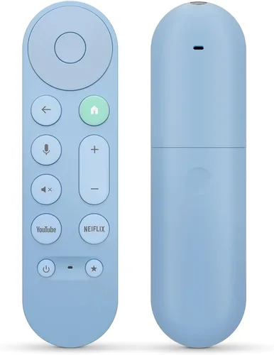 Vista 9 de Sustitución por voz para mando a distancia de Google Chromecast, para control remoto de Google TV y transmisor de Google TV (Rosa)