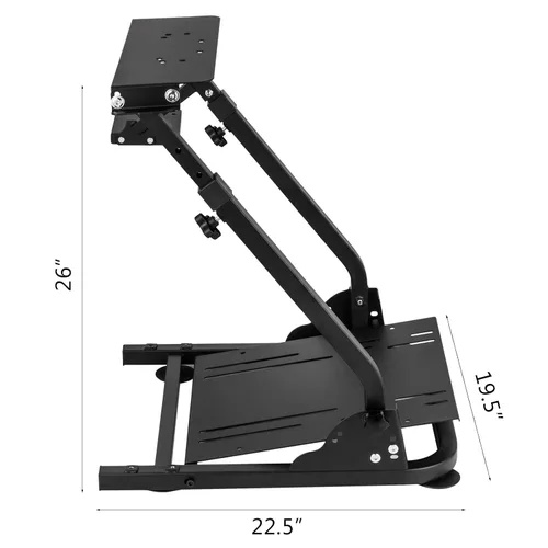 Vista 3 de VEVOR Soporte para volante de carreras G29 G920 apto para Logitech G27G25G29 y G920 para volante de carreras soporte de palanca de cambios