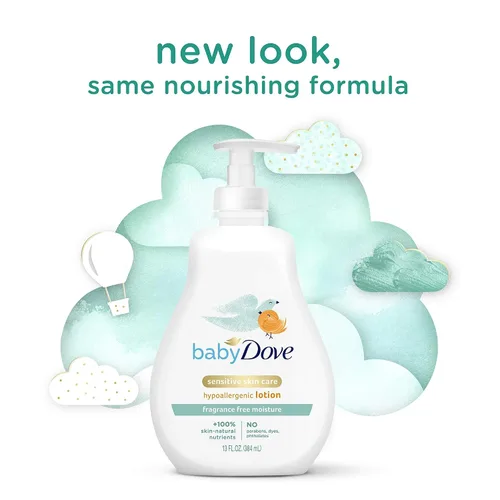Vista 9 de Baby Dove Sensitive Moisture Loción facial y corporal de 13 onzas (paquete de 4)