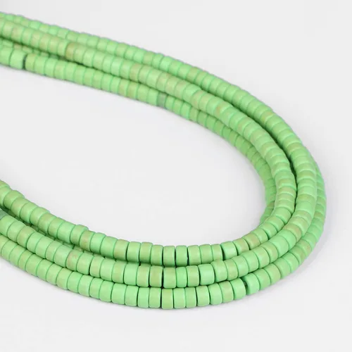 Vista 17 de Los granos naturales del espaciador del tubo del grano de Shell de agua dulce teñidos madre de perlas flojas para la fabricación de la joyería, 1