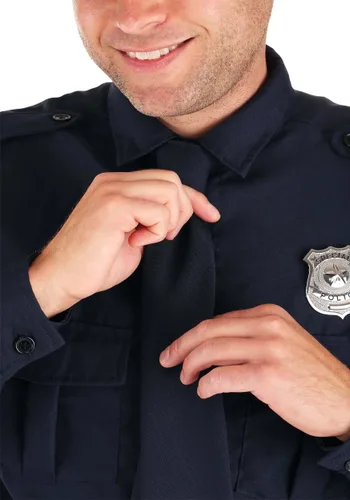 Vista 4 de Disfraz de policía para hombre Multicolor