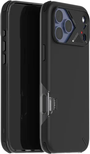 Vista 8 de Aulumu A17 Shockproof iPhone 17 Pro Max Case with Camera Control CoolHyper Aluminum Alloy Camera Frame Multi-Layer Composite Protection