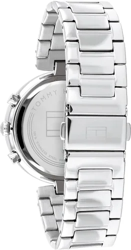 Vista 3 de Tommy Hilfiger Reloj de pulsera multifunción de cuarzo para mujer de acero inoxidable y eslabones modelo 1782393 Plateado Reloj de cuarzo