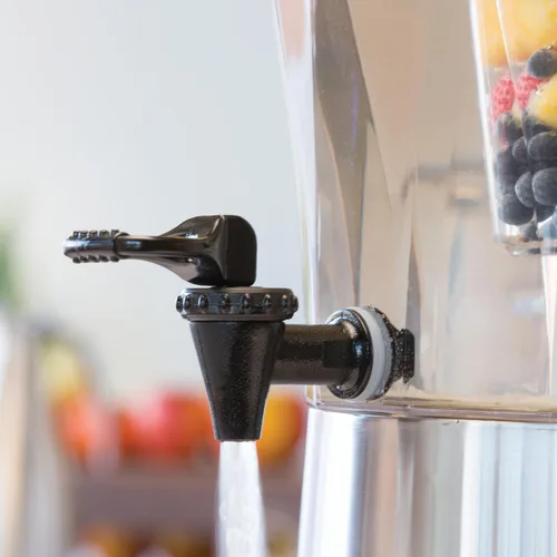 Vista 7 de Service Ideas - CBDRT3SS - Despachador de bebidas, sin BPA, de acero inoxidable, redondo, 3 gal. CBDRT3SS acero inoxidable y plástico, certificado