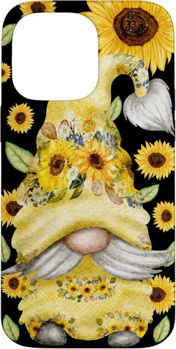 Vista 21 de Sunflower Gnome for Summer Garden Mom Cute Floral Pattern Case for iPhone 17