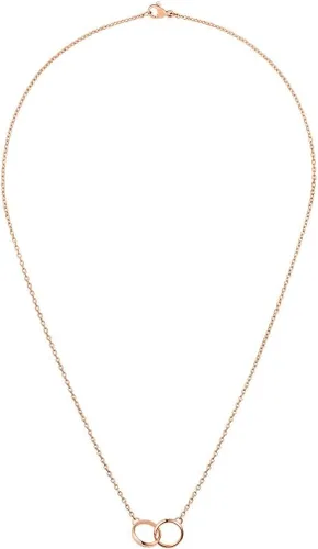 Vista 2 de Daniel Wellington Collar Clásico Talla única Acero Inoxidable Doble Chapado (316L) Y Cristales Oro Rosa, Talla única, Cristal, No es una piedra