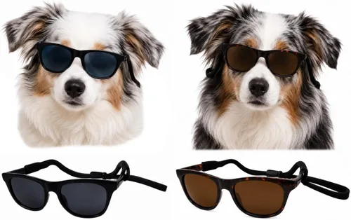 Vista 8 de G006 - Lentes de sol para disfraz de perro mascota de los años 80, para sesión de fotos, razas medianas de 20 a 40 libras