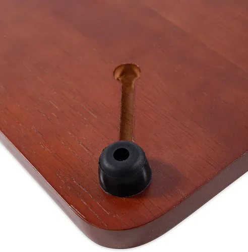 Vista 3 de Camco Cubierta para fregadero RV Oak Accents Cuenta con acabado brillante resistente, no tóxico, patas de goma ajustables y mide 13 x 15 pulgadas