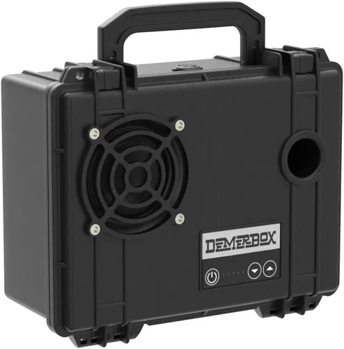 Vista 4 de DemerBox: Altavoces Bluetooth impermeables, portátiles y resistentes para exteriores. Sonido fuerte, duración de la batería de más de 40 horas, caja