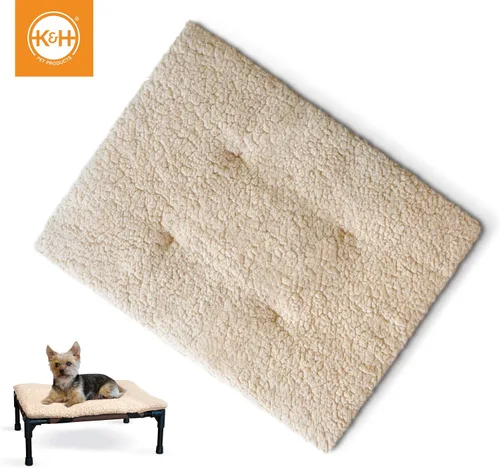 Vista 5 de K&H PET PRODUCTS - Cuna elevada para mascotas con centro de malla, varios tamaños