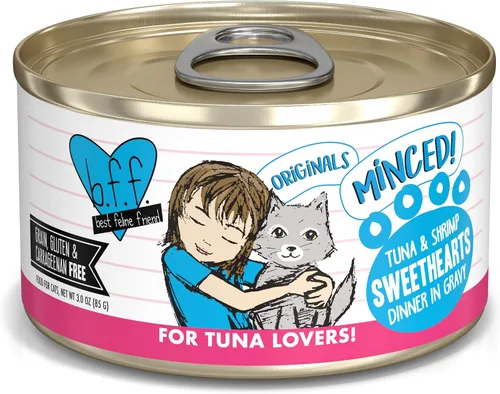 Vista 23 de Weruva BFF - Comida húmeda natural para gatos, atún y pollo 4 Eva en salsa, lata de 3 onzas, paquete de 24