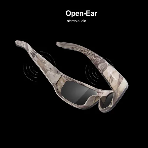 Vista 3 de OhO sunshine Bluetooth Audio Sunglasses, Lightweight Open Ear Sport Glasses, 10H Playtime,Water Resistant with Voice Control