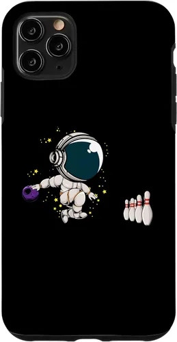 Vista 13 de Astronaut Bowling Player Bowling Ball Pins Bowling Team Case for iPhone 16