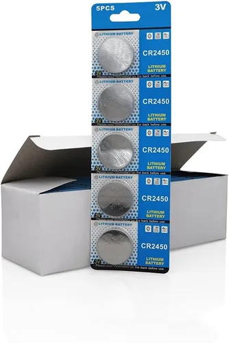 Vista 6 de 10 unids CR2450 batería 550mAh 3V CR2450 KCR2450 5029LC LM2450 CR2450H pilas de botón para juguete velas sin llama reloj