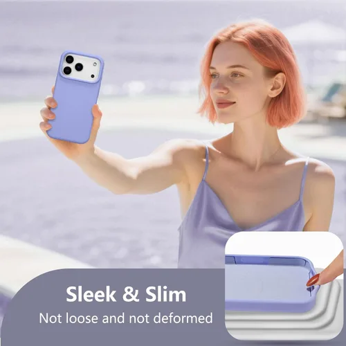 Vista 27 de Funda magnética de silicona para iPhone 13 Pro, color blanco antiguo [Compatible con Magsafe] [Forro de microfibra suave antiarañazos], funda