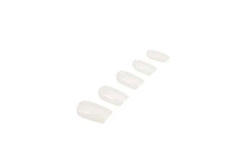 Vista 4 de Ardell Nail Addict - Kit de uñas artificiales a presión, uñas postizas largas naturales, transparentes brillantes, 24 extensiones de uñas