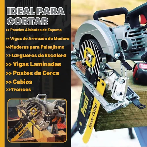 Vista 6 de Prazi Cadena Cortadora de Vigas de 12" - Cadena de Repuesto para Accesorio Prazi de 12", Accesorios de Sierra Circular, Afilada y Versátil, Pequeña