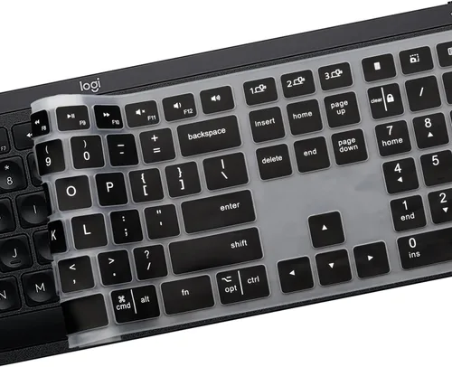 Vista 5 de Funda para teclado Logitech MX Keys S/MX Keys S Combo Teclado inalámbrico /Logitech MX Keys Teclado inalámbrico avanzado/Teclado Logitech Craft Negro