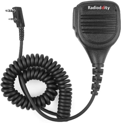 Vista 7 de Paquete de 2 radios portátiles Radioddity GM-30 Plus GMRS + micrófono de altavoz remoto impermeable Radioddity RD-203
