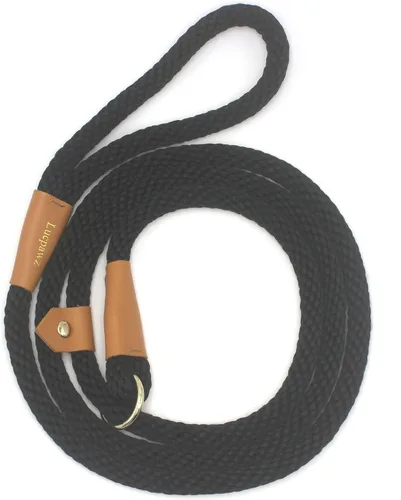 Vista 8 de Correa antideslizante para mascotas, correas deslizantes de 6 pies para perros, combo de collar de plomo para perros