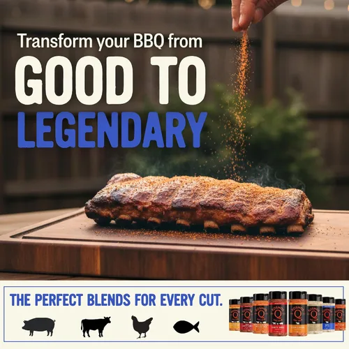 Vista 8 de Kosmos Q SPG BBQ Dry Rub, regalo del día del padre para él, condimento de ajo con azúcar de caña orgánica, barbacoa para pechuga, bistec, pollo