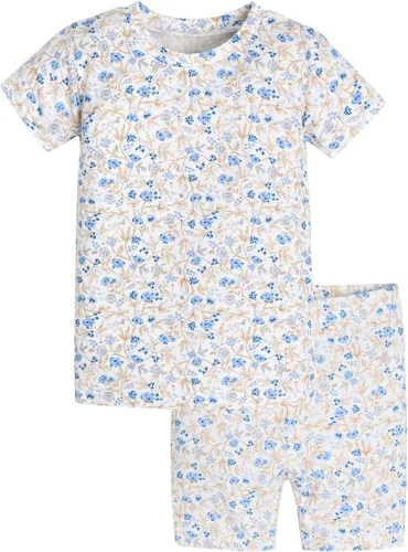 Vista 11 de moimoln - Pijamas unisex para bebés, niños y niñas, ligeros, de viscosa fresca para el verano, ajuste cómodo, para niños de 12m a 5T Long_forest