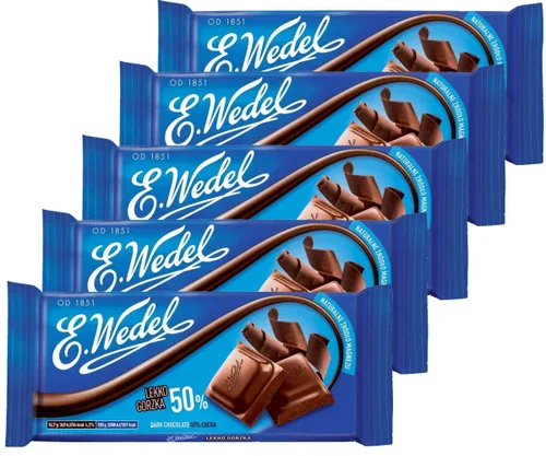 Vista 14 de E. Wedel Chocolate Negro 80% Cacao, 3.50 oz/ 3.5 onzas (Paquete de 5)