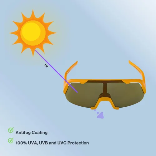Vista 7 de ALPINA Rocket Youth Q-LITE - Gafas de ciclismo antivaho para hombres y mujeres, 100% protección UV, Rocket Youth Q-LITE