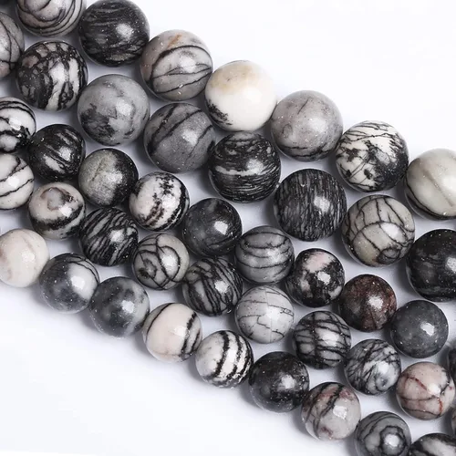 Vista 98 de 60 cuentas sueltas de piedra natural de turquesa africana de 0.236 pulgadas (6 mm) para hacer joyas, pulseras de bricolaje