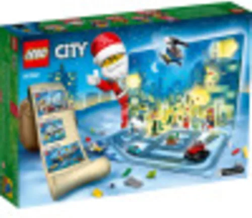 Vista 3 de LEGO Calendario de Adviento 60268 de City 2020, incluye 6 personajes de la serie de televisión City Adventures, construcciones en miniatura