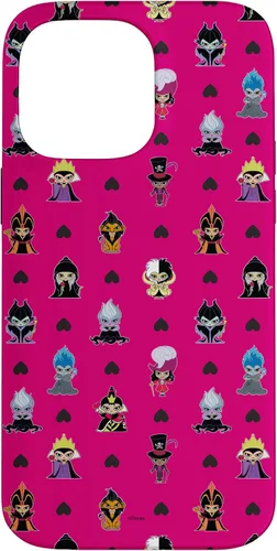 Vista 21 de iPhone 16 Disney Villains Anti-Love Cute Black Heart Valentine’s Day Case