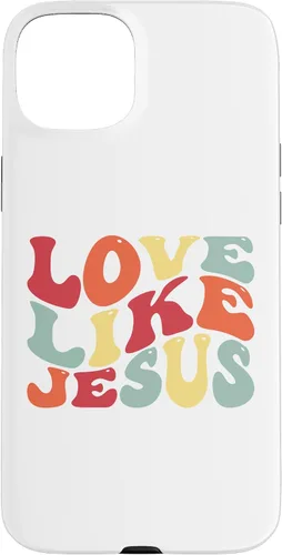 Vista 9 de Funda bíblica cristiana para iPhone 12 Pro Max Love Like Jesus